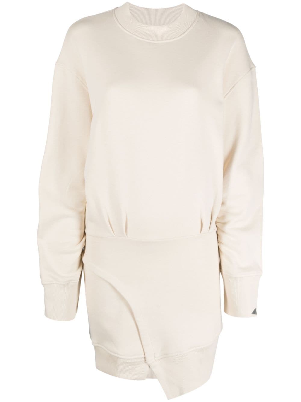 The Attico THE ATTICO- Ivory Fleece Mini Dress