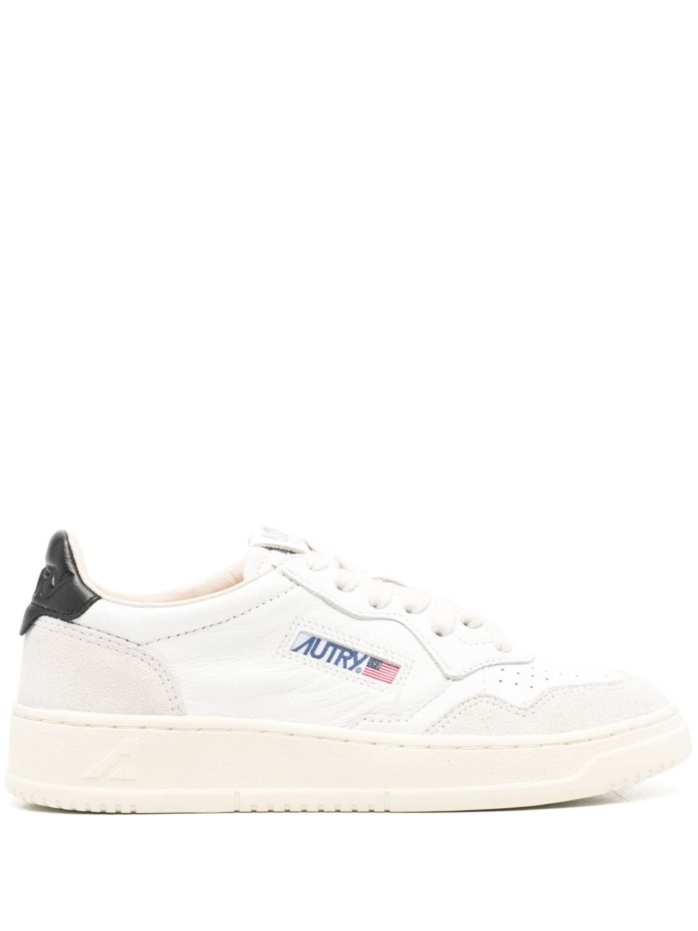 AUTRY AUTRY- Medalist Low Leather And Suede Sneakers