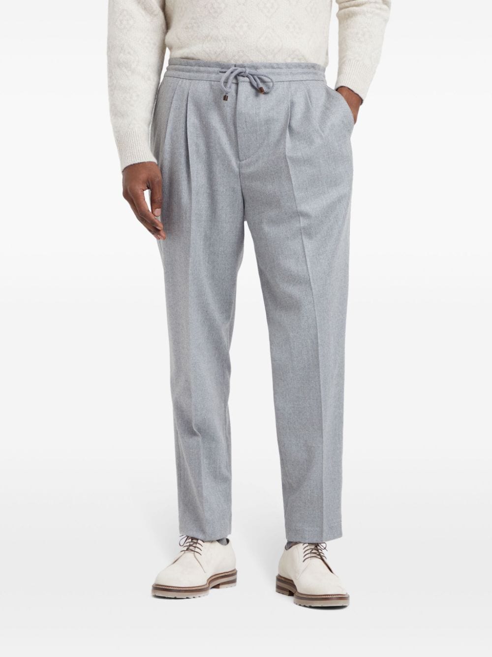 Brunello Cucinelli BRUNELLO CUCINELLI- Wool Trousers