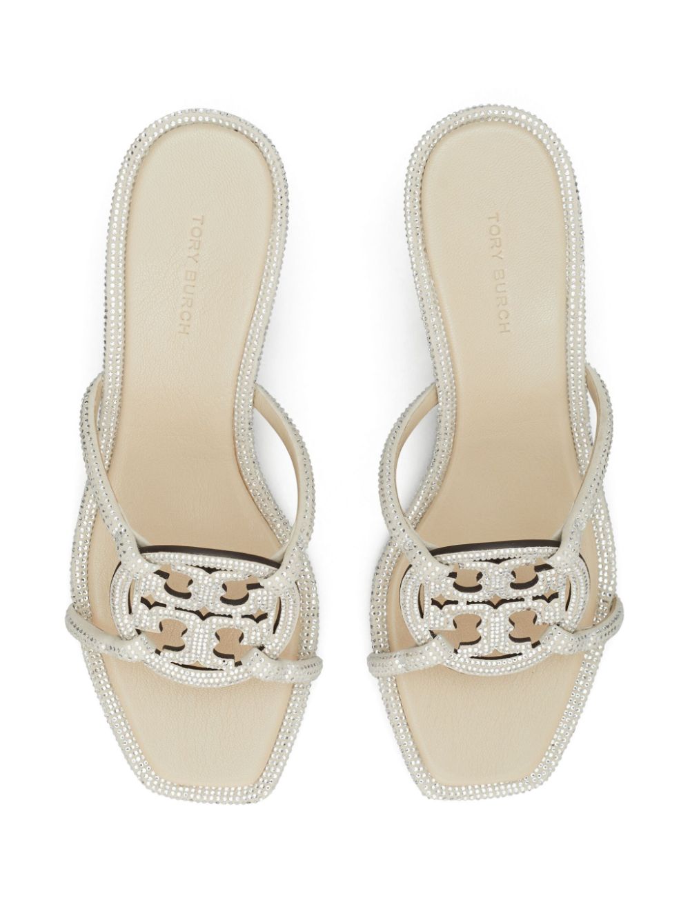 Tory Burch TORY BURCH- Miller Leather Heel Sandals