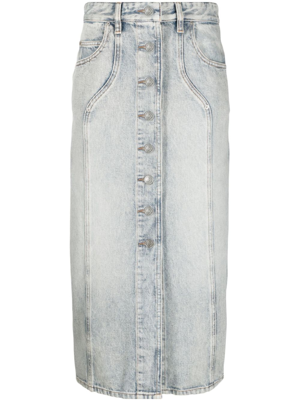 Marant Étoile MARANT ETOILE- Vandy Denim Midi Skirt