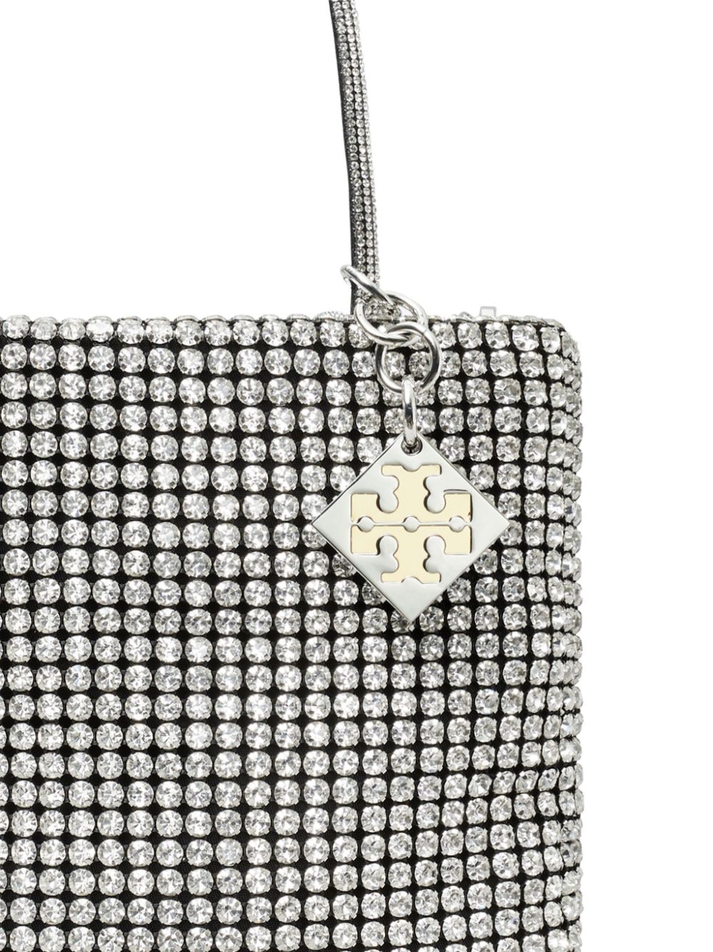 Tory Burch TORY BURCH- Crystal Embellished Mini Bucket Bag