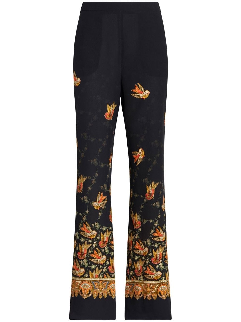 Etro ETRO- Printed Silk Trousers