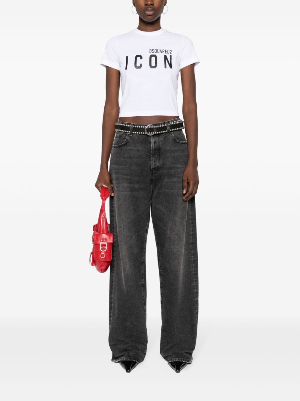 Dsquared2 DSQUARED2- Be Icon Mini Cotton T-shirt