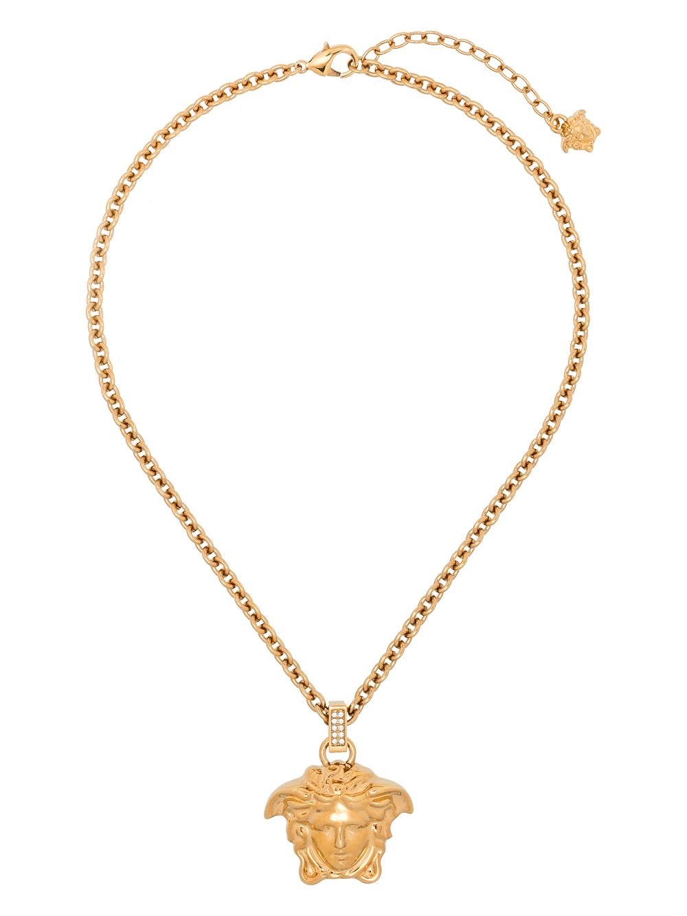 Versace VERSACE- Crystal La Medusa Necklace