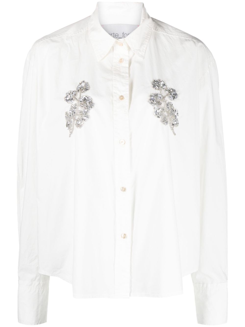 Forte Forte FORTE FORTE- Embroidered Cotton Shirt
