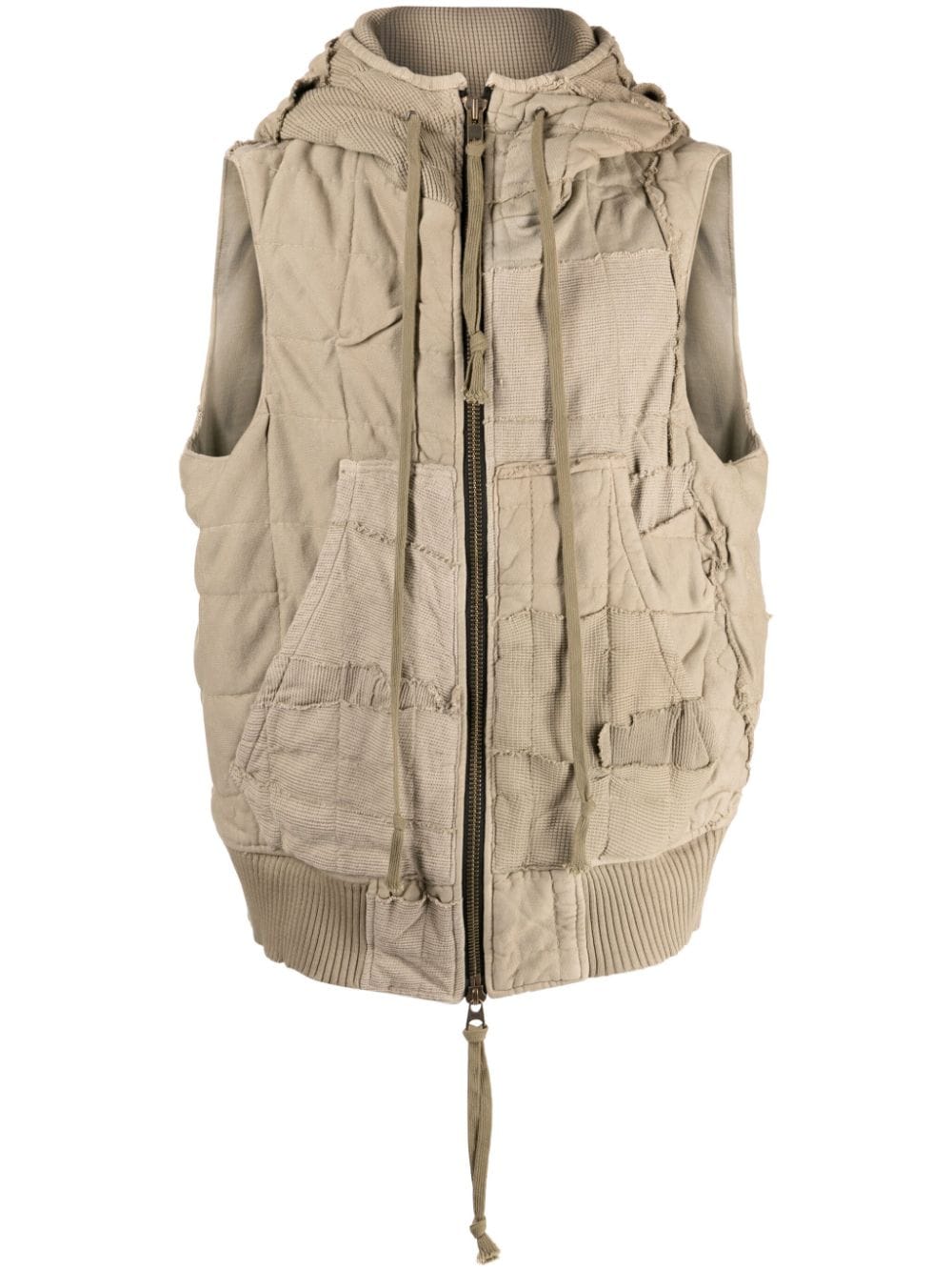 Greg Lauren GREG LAUREN- Stitchwork Army Waistcoat