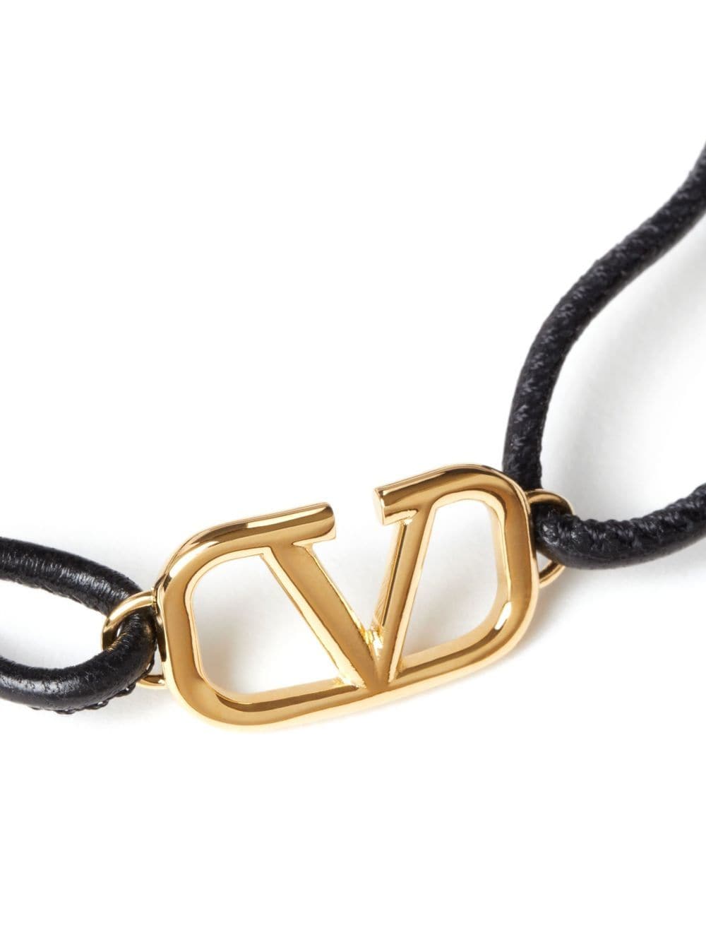 VALENTINO GARAVANI VALENTINO GARAVANI- Vlogo Signature Leather Bracelet