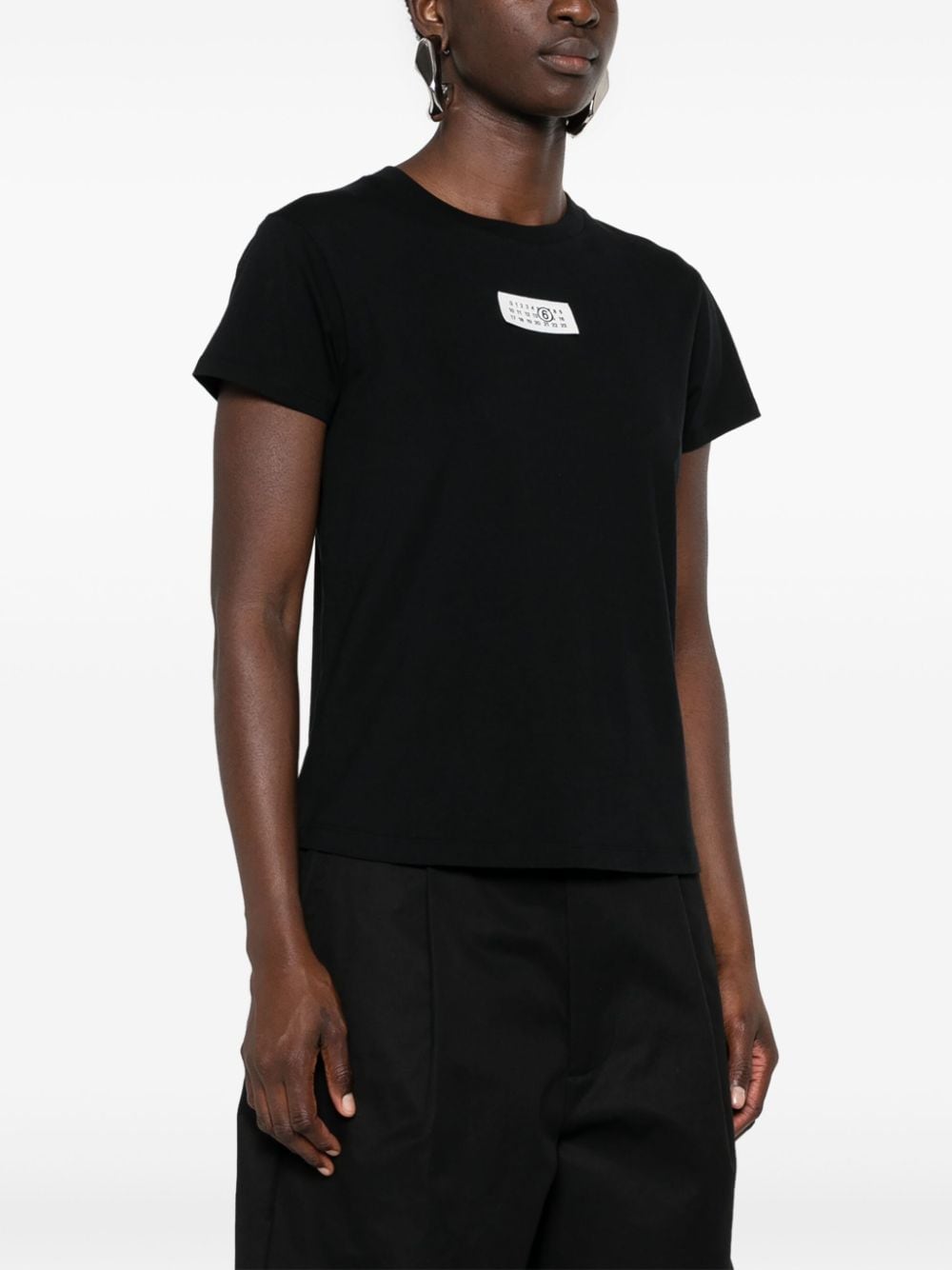 MM6 Maison Margiela MM6 MAISON MARGIELA- Logo Cotton T-shirt