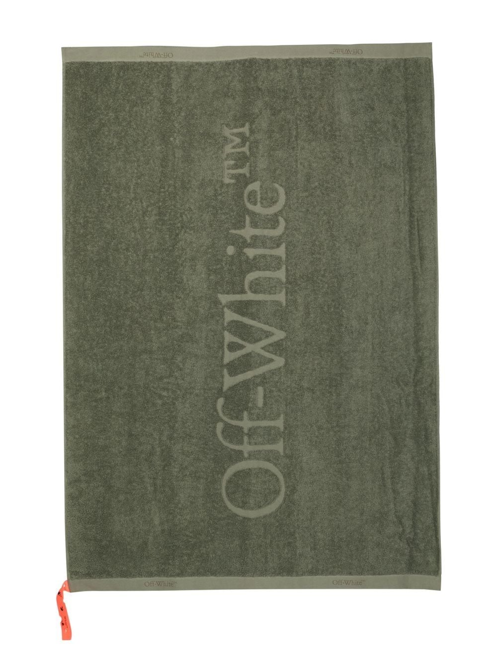 OFF-WHITE OFF-WHITE- Bookish Cotton Shower Towel