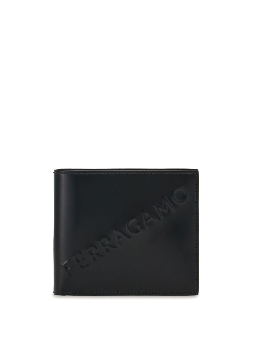 Ferragamo FERRAGAMO- Logo Leather Wallet