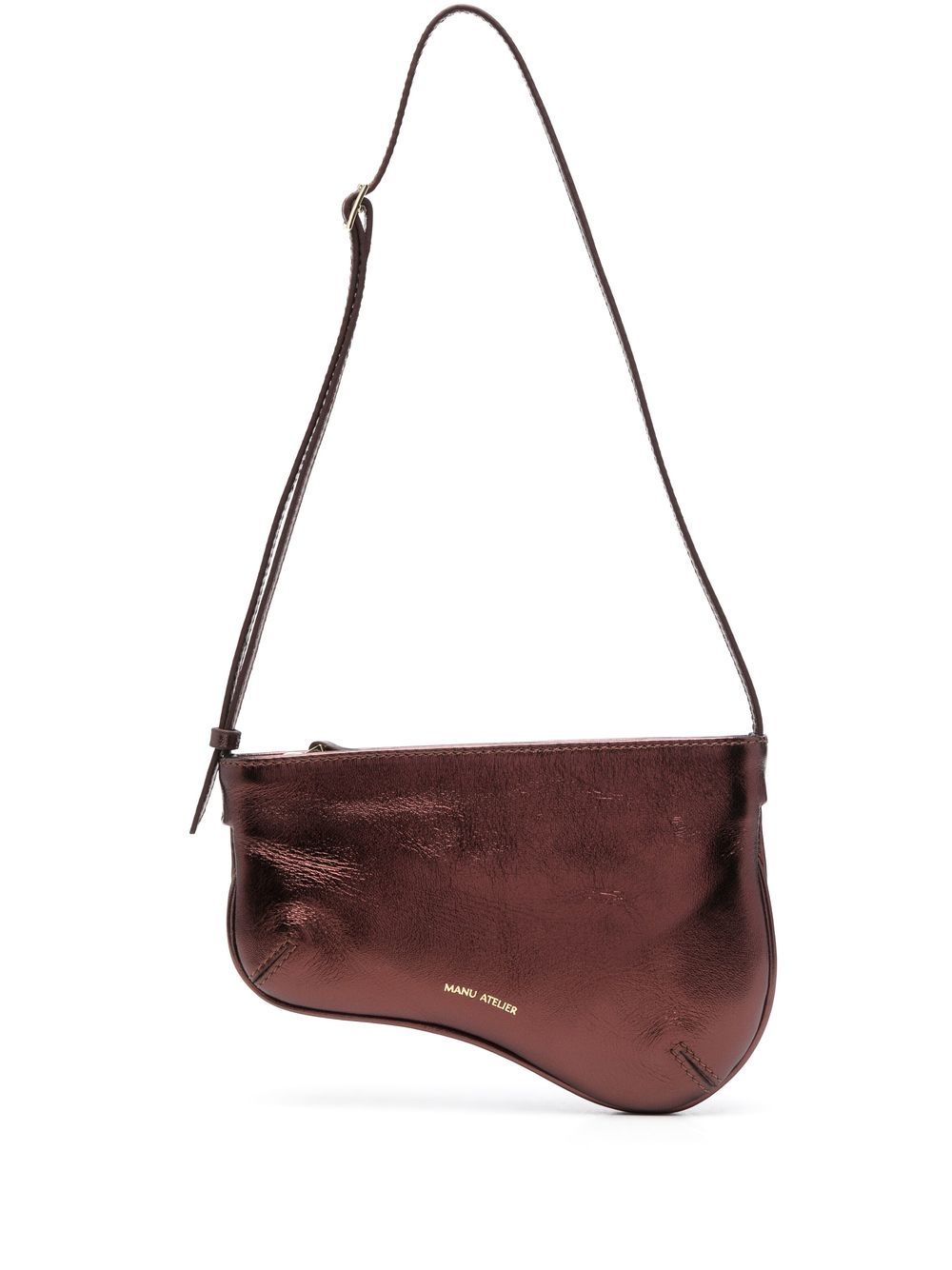 Manu Atelier MANU ATELIER- Mini Curve Bag Leather Shoulder Bag