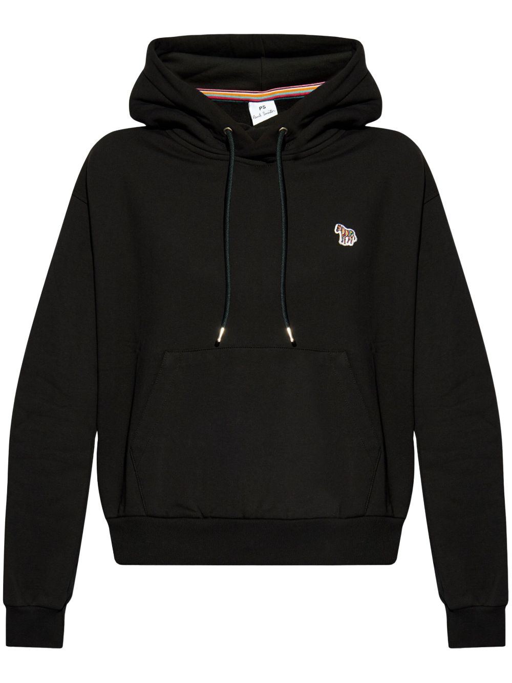 Ps Paul Smith PS PAUL SMITH- Zebra Logo Cotton Hoodie