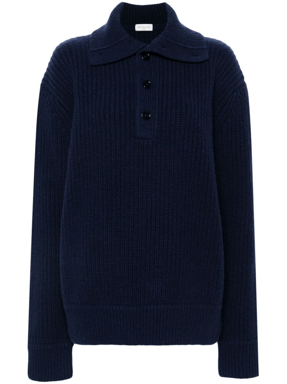 Dries Van Noten DRIES VAN NOTEN- Wool Polo Shirt