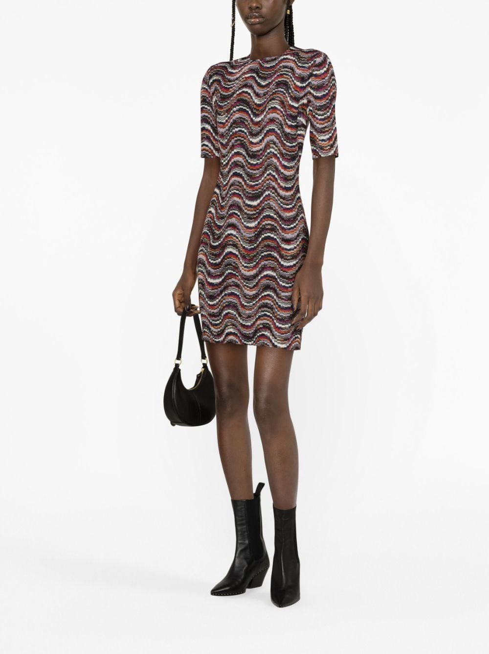 Missoni MISSONI- Waves Pattern Short Dress