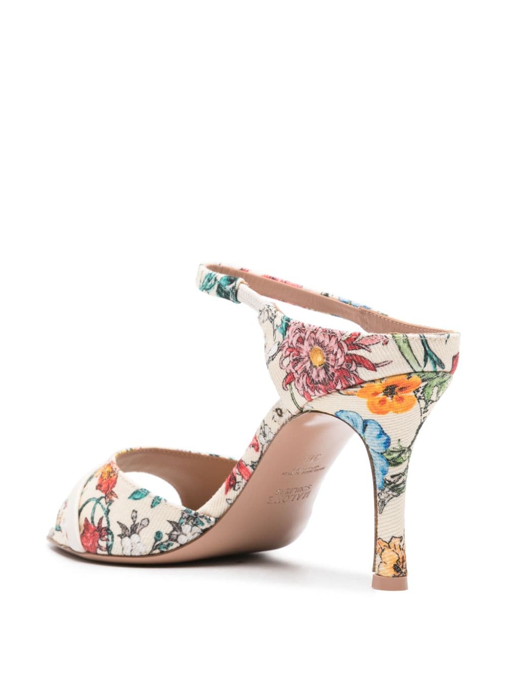 Malone Souliers MALONE SOULIERS- Una 80 Printed Canvas Mules