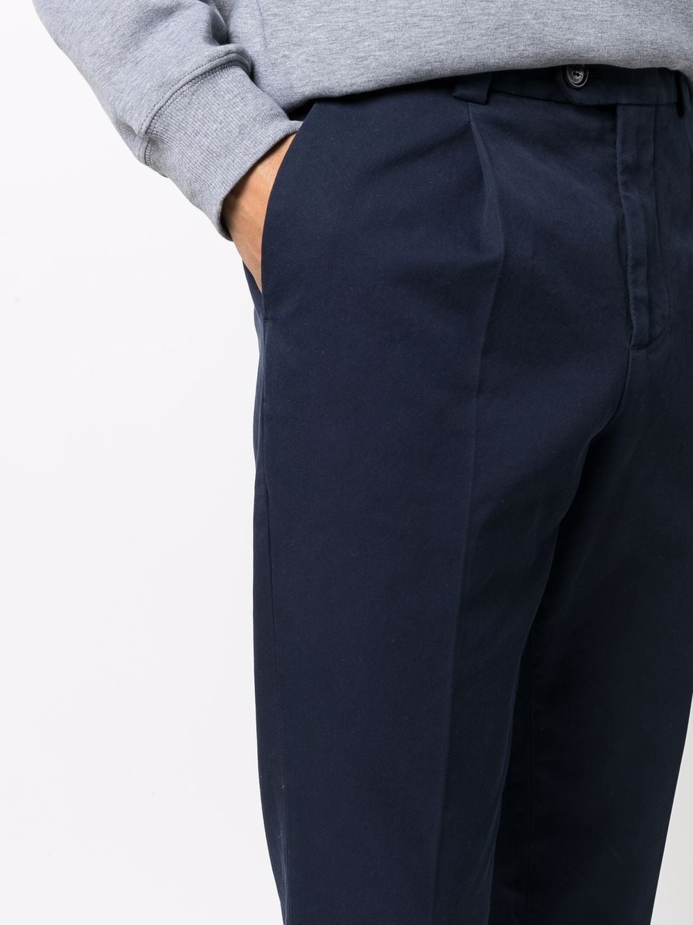 Brunello Cucinelli BRUNELLO CUCINELLI- Cotton Chino Trousers