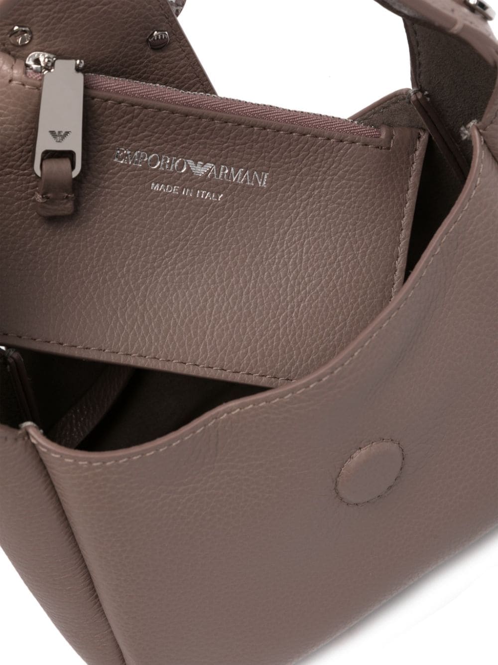 Emporio Armani EMPORIO ARMANI- Small Leather Crossbody Bag