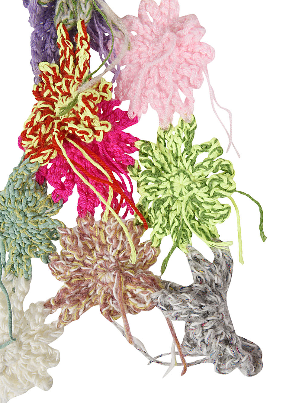 Cavia CAVIA- Hand Made Crochet Flowers Scarf