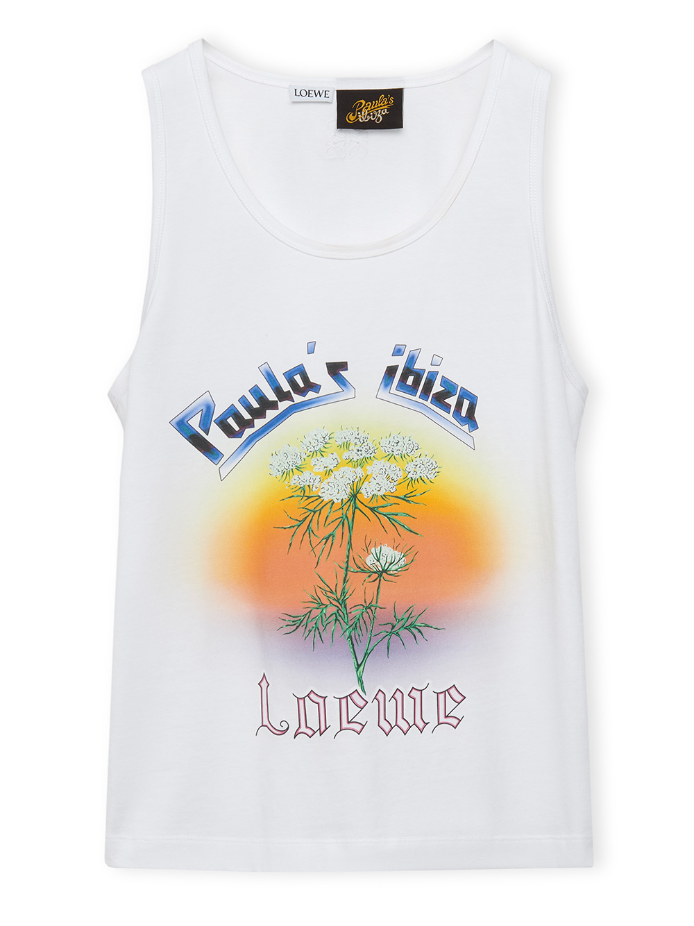 Loewe Paula's Ibiza LOEWE PAULA'S IBIZA- Logo Cotton Tank Top