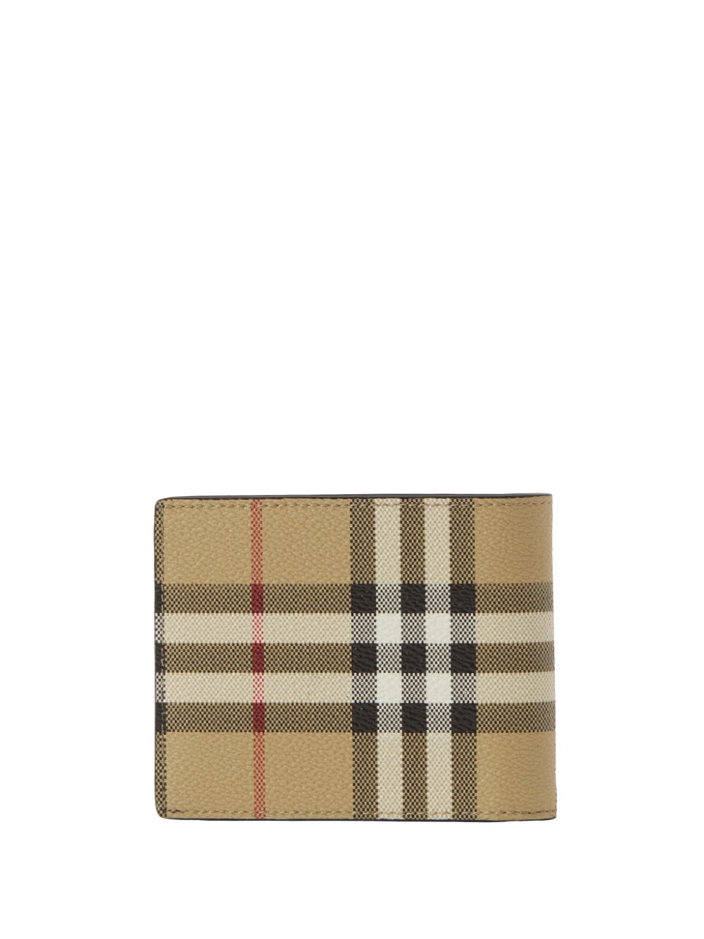 Burberry BURBERRY- Check Motif Bifold Wallet