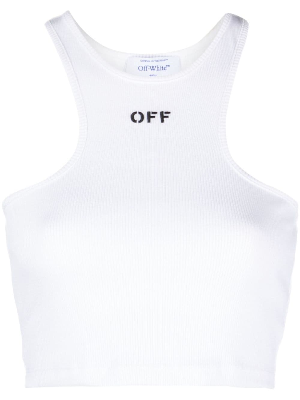 OFF-WHITE OFF-WHITE- Logo Cropped Top