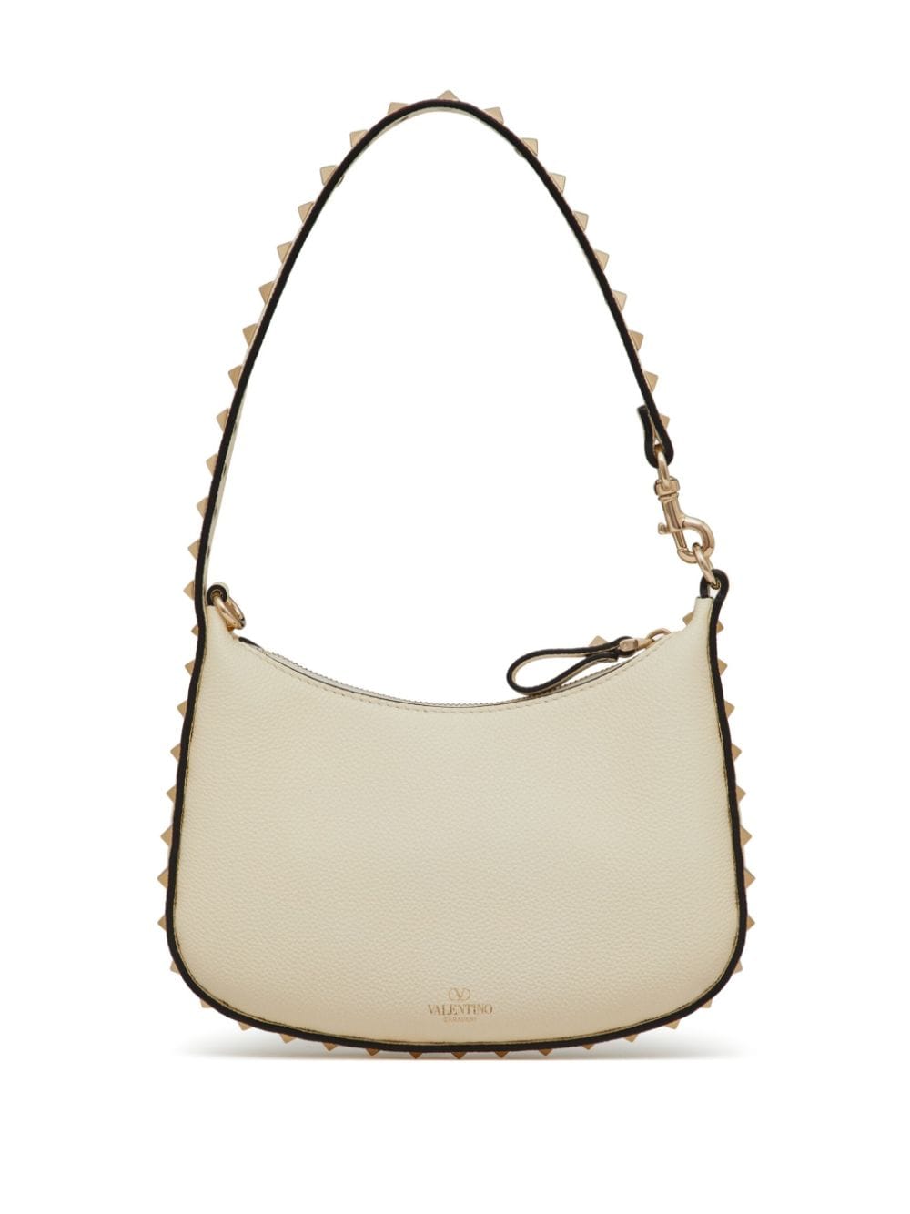 VALENTINO GARAVANI VALENTINO GARAVANI- Rockstud Leather Hobo Mini Bag