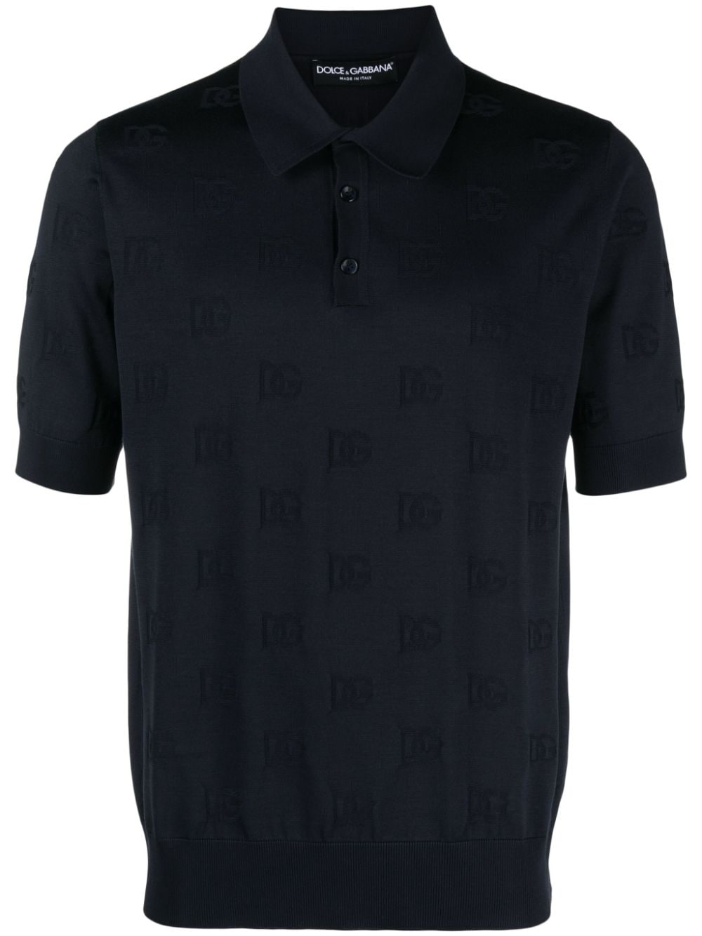 Dolce & Gabbana DOLCE & GABBANA- Dg Logo Silk Shirt