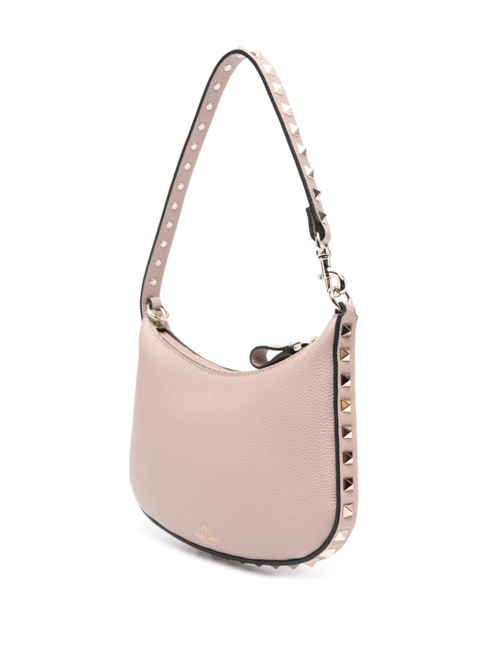 VALENTINO GARAVANI VALENTINO GARAVANI- Rockstud Mini Leather Hobo Bag