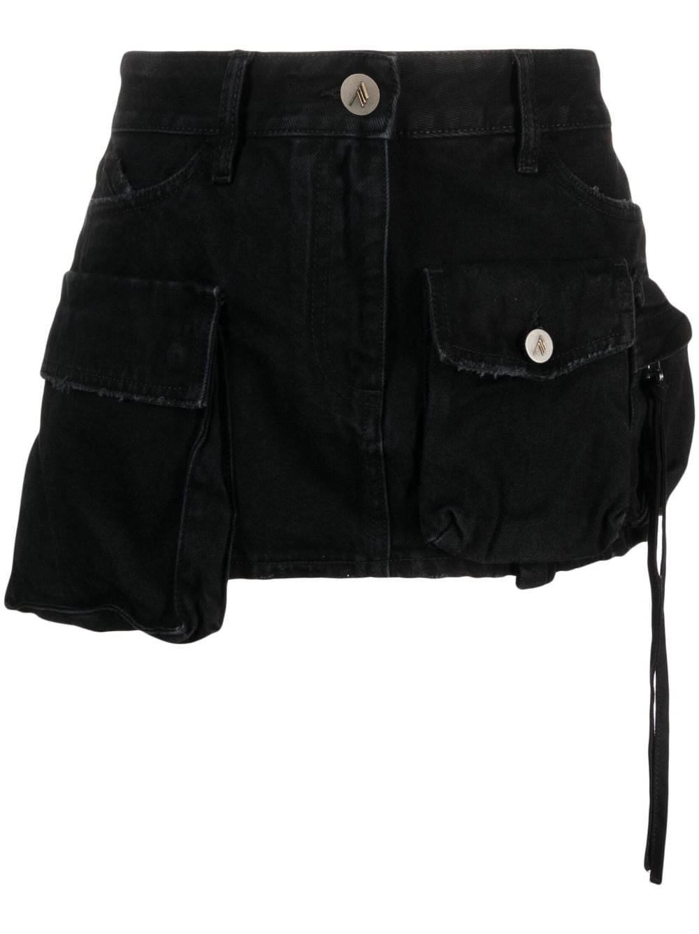 The Attico THE ATTICO- Fay Denim Mini Skirt