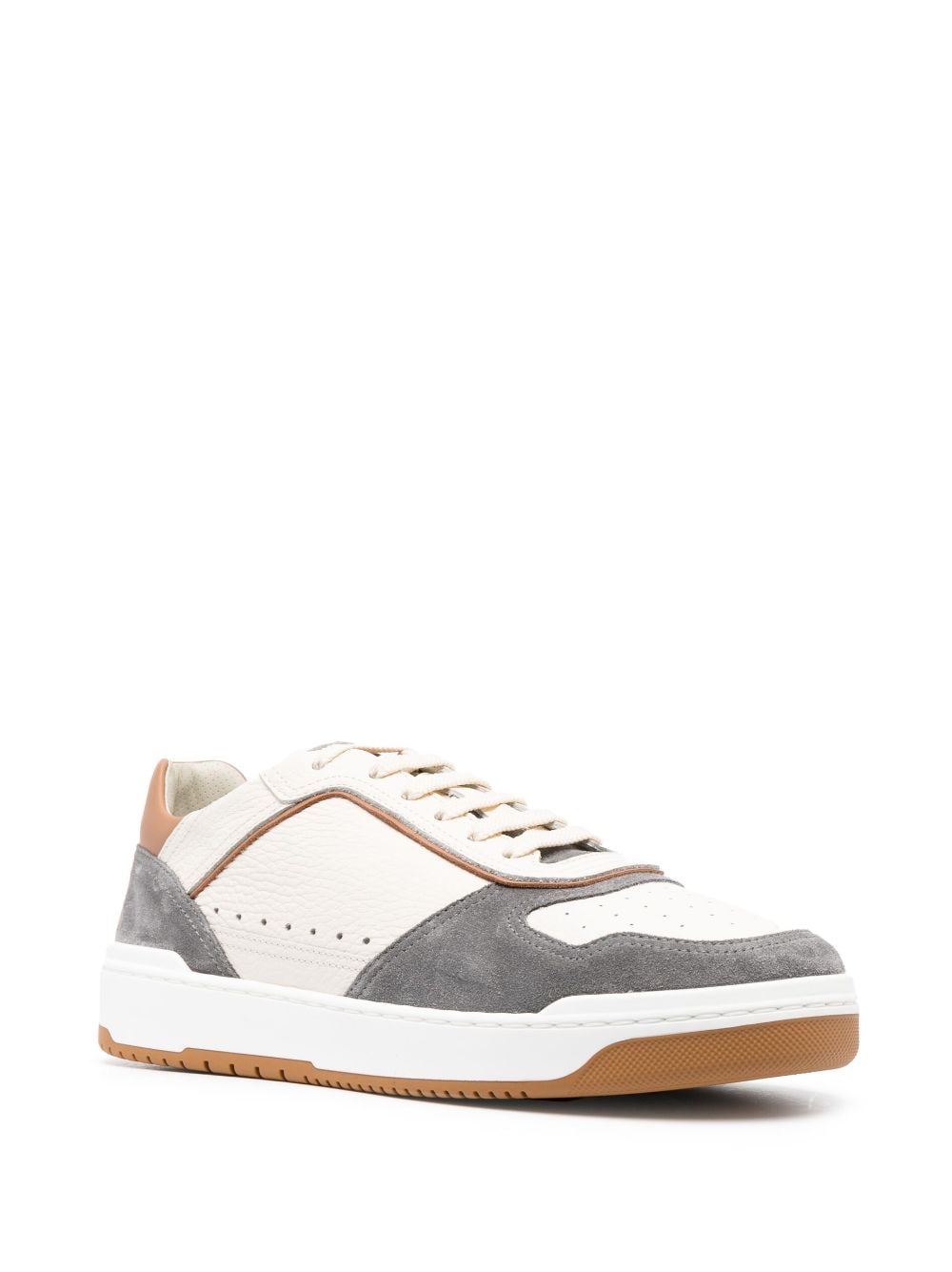 Brunello Cucinelli BRUNELLO CUCINELLI- Leather And Suede Sneakers