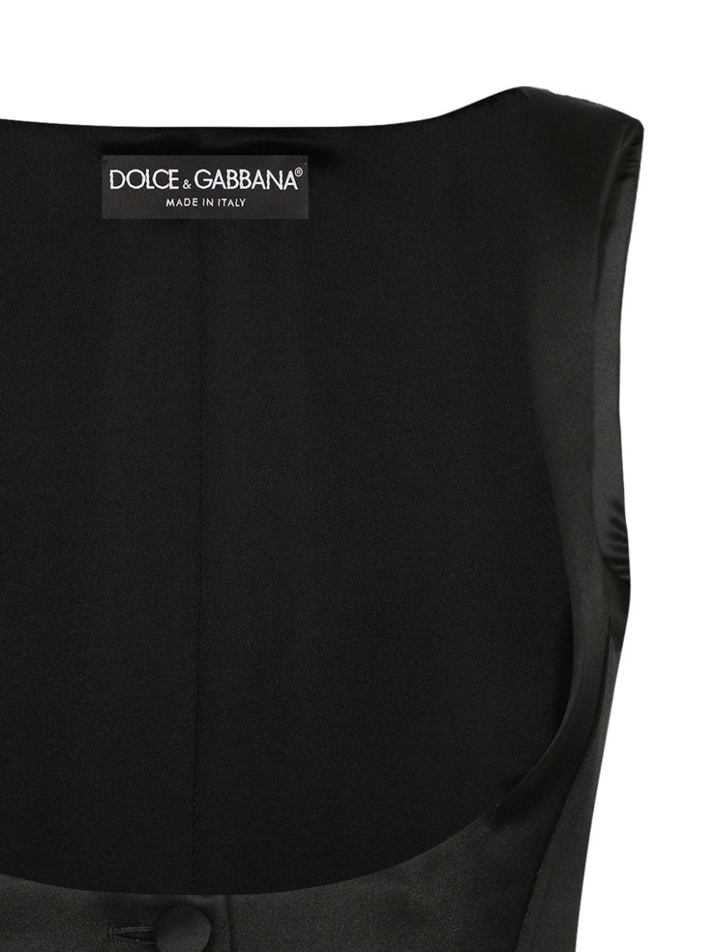 Dolce & Gabbana DOLCE & GABBANA- Silk Tuxedo Vest