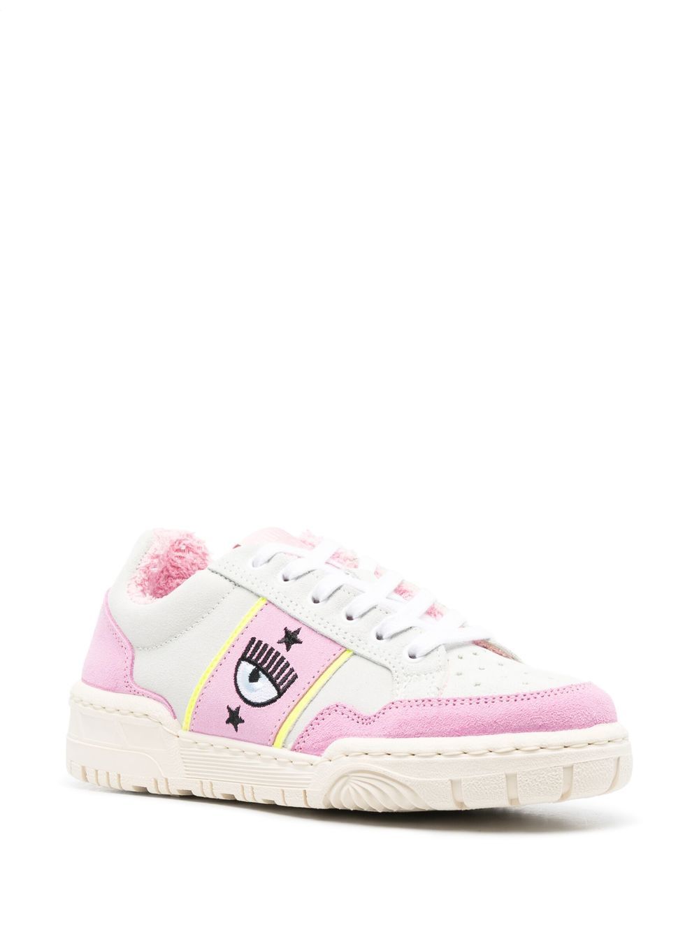 CHIARA FERRAGNI CHIARA FERRAGNI- Cf1 Low Suede Leather Sneakers