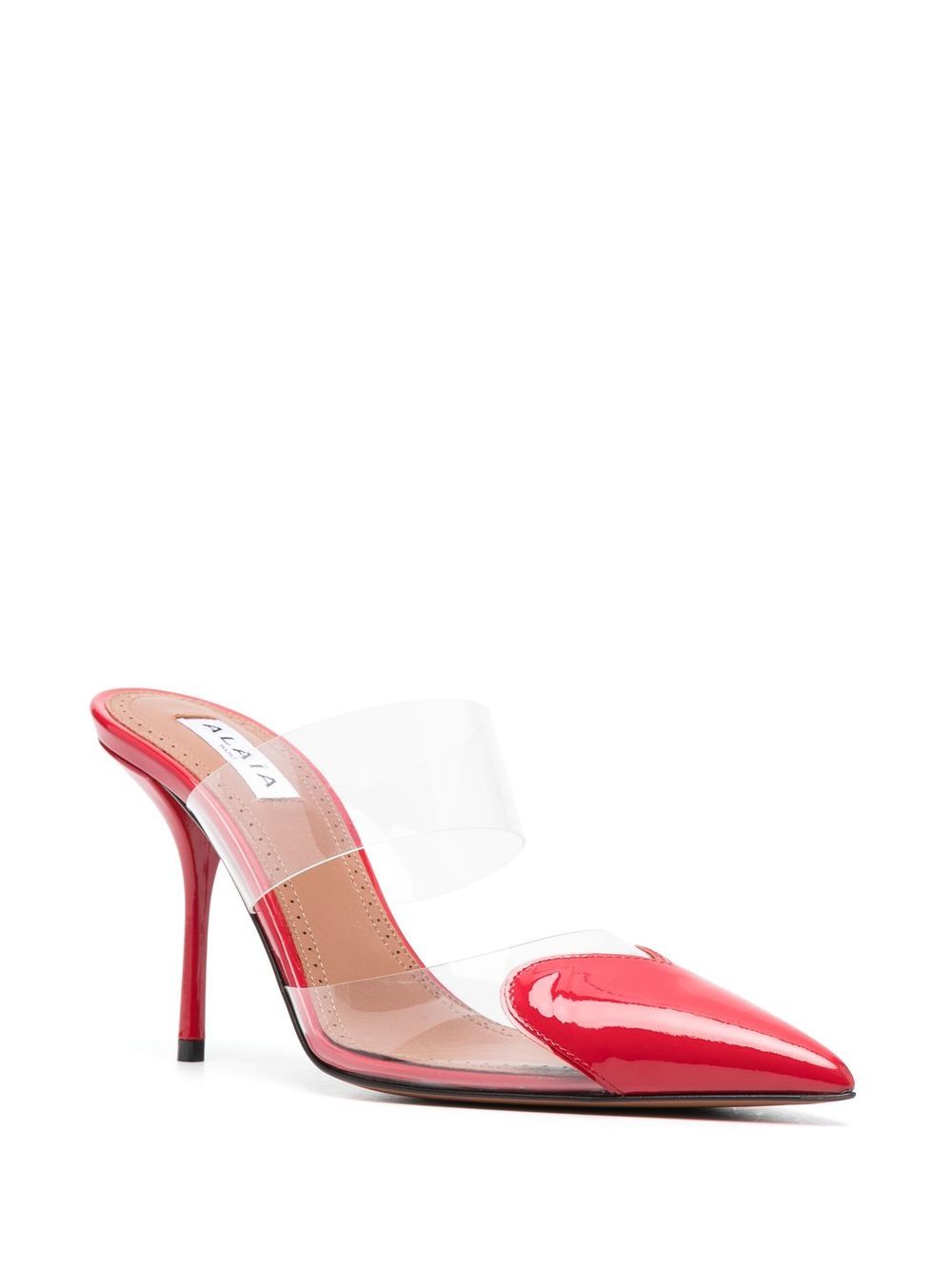 Alaïa ALAÏA- Le Caur Patent Leather Mules