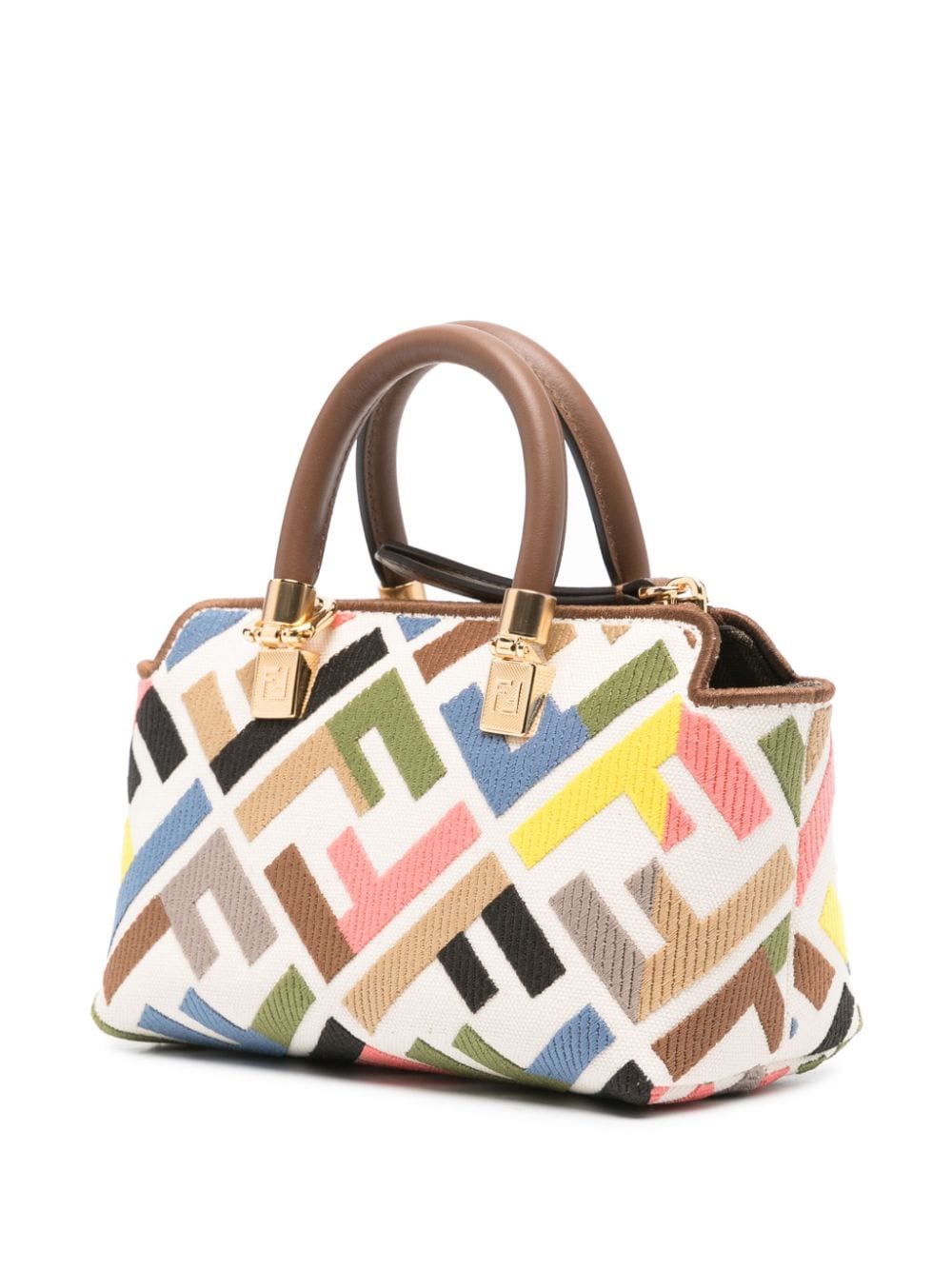 FENDI FENDI- By The Way Mini Canvas Shoulder Bag