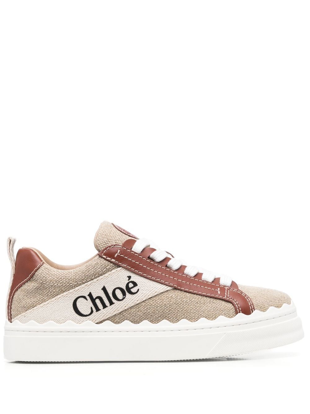 Chloé CHLOÉ- Lauren Leather Sneakers