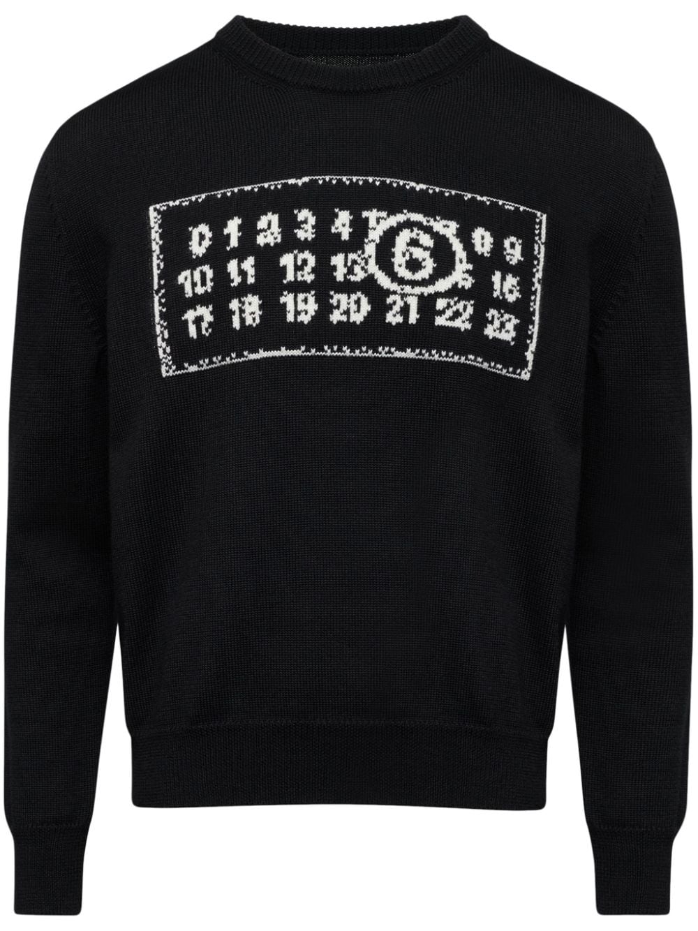 MM6 Maison Margiela MM6 MAISON MARGIELA- Logo Wool Blend Jumper