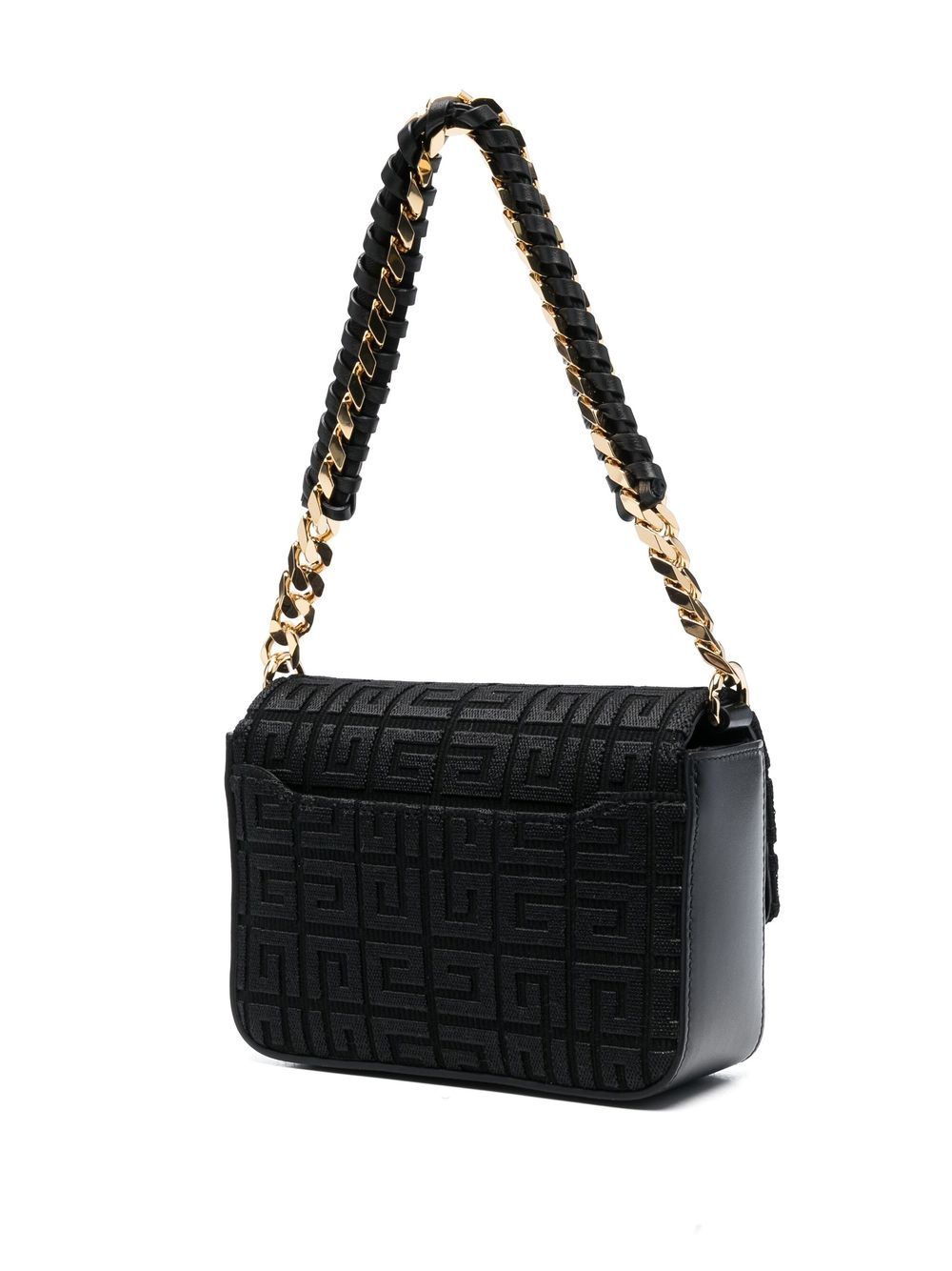 Givenchy GIVENCHY- 4g Embroidered Canvas Small Shoulder Bag