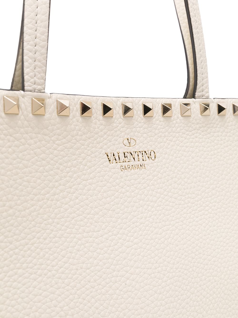 VALENTINO GARAVANI VALENTINO GARAVANI- Rockstud Leather Tote Bag