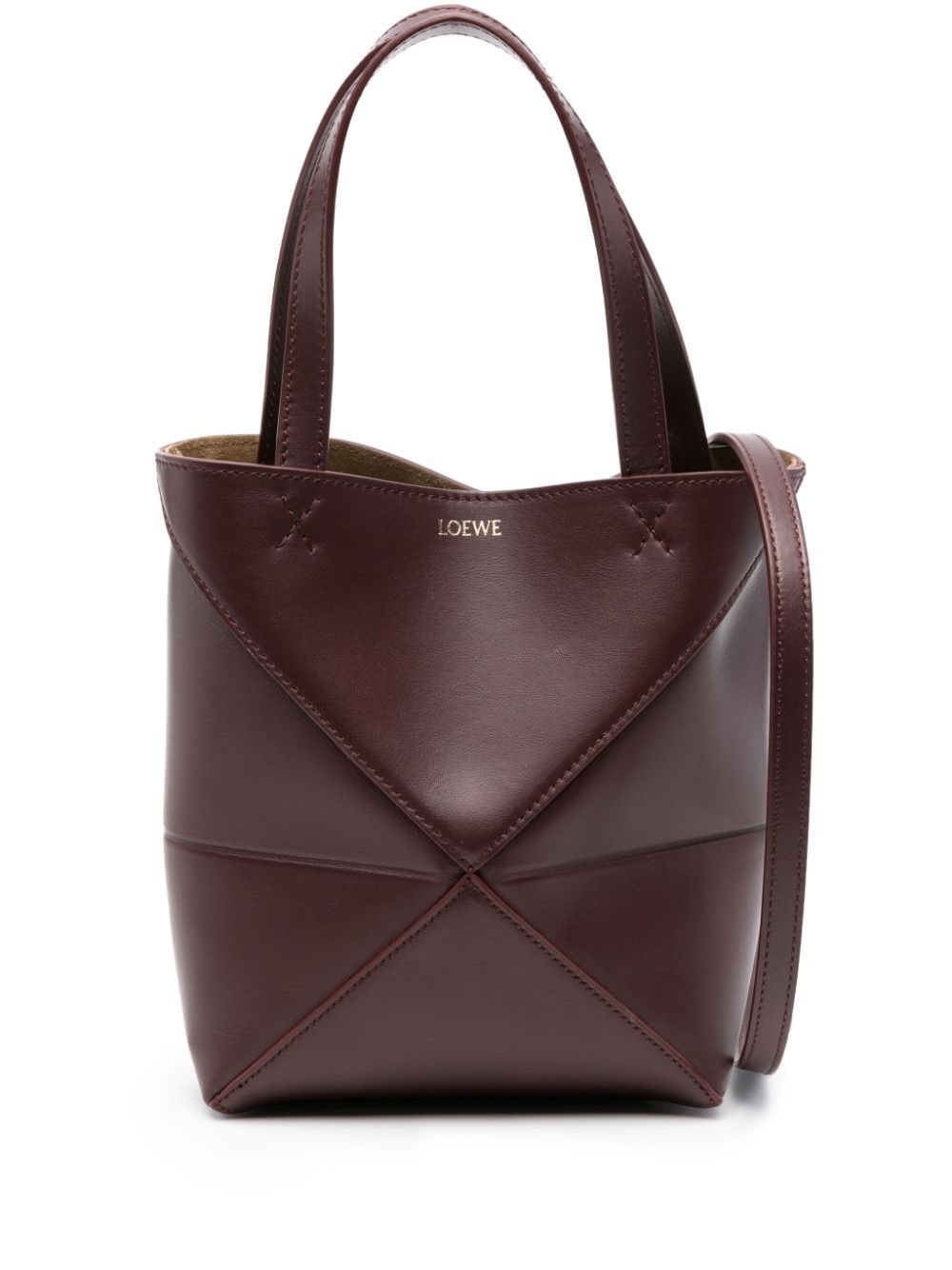 Loewe LOEWE- Puzzle Fold Mini Leather Tote Bag