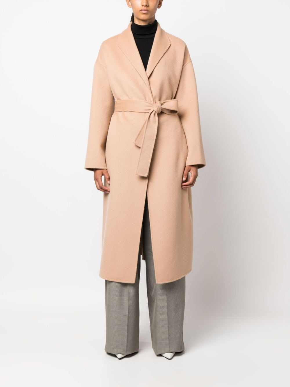 Ermanno ERMANNO- Belted Long Coat