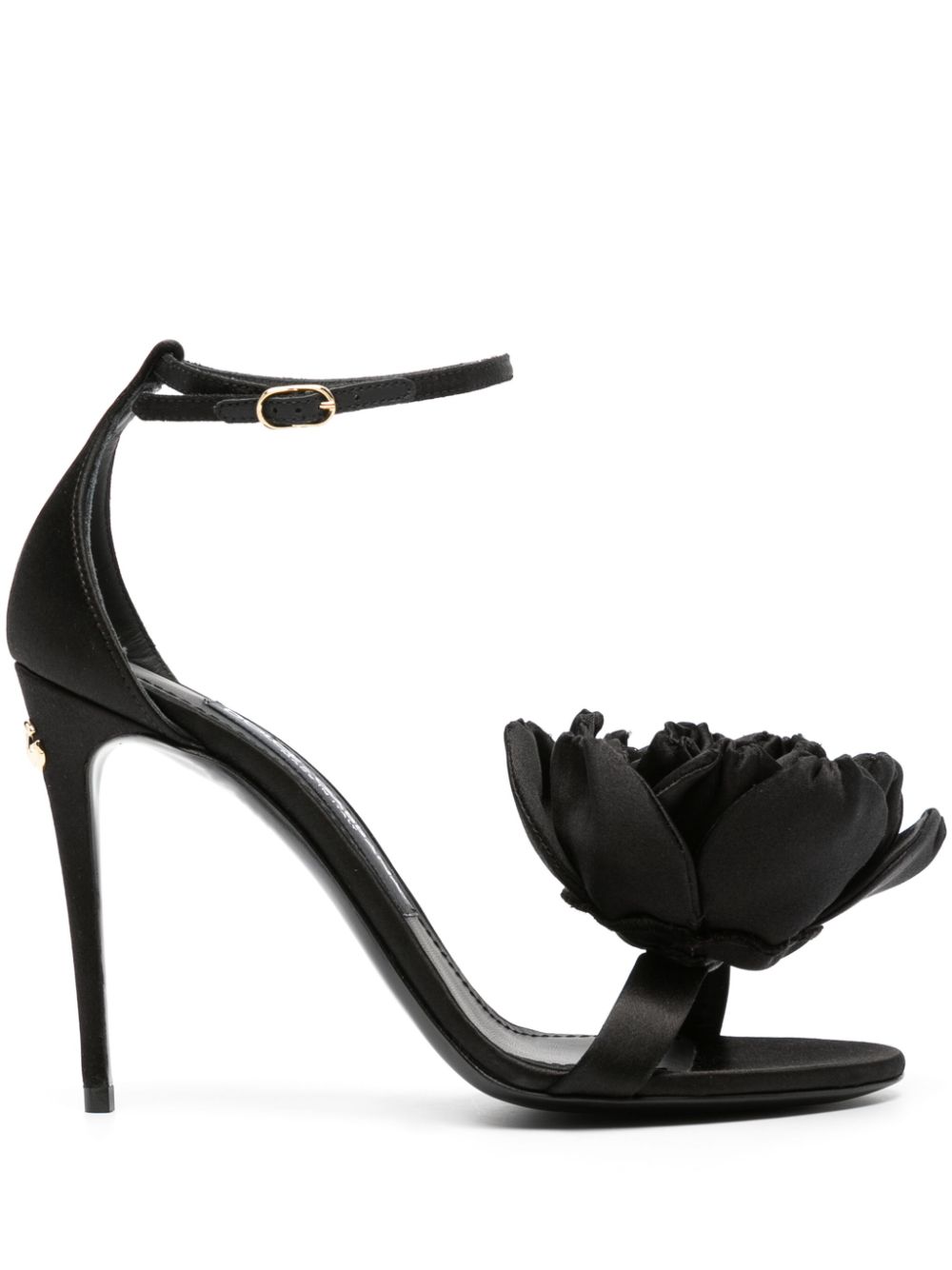 Dolce & Gabbana DOLCE & GABBANA- Keira Satin Heel Sandals