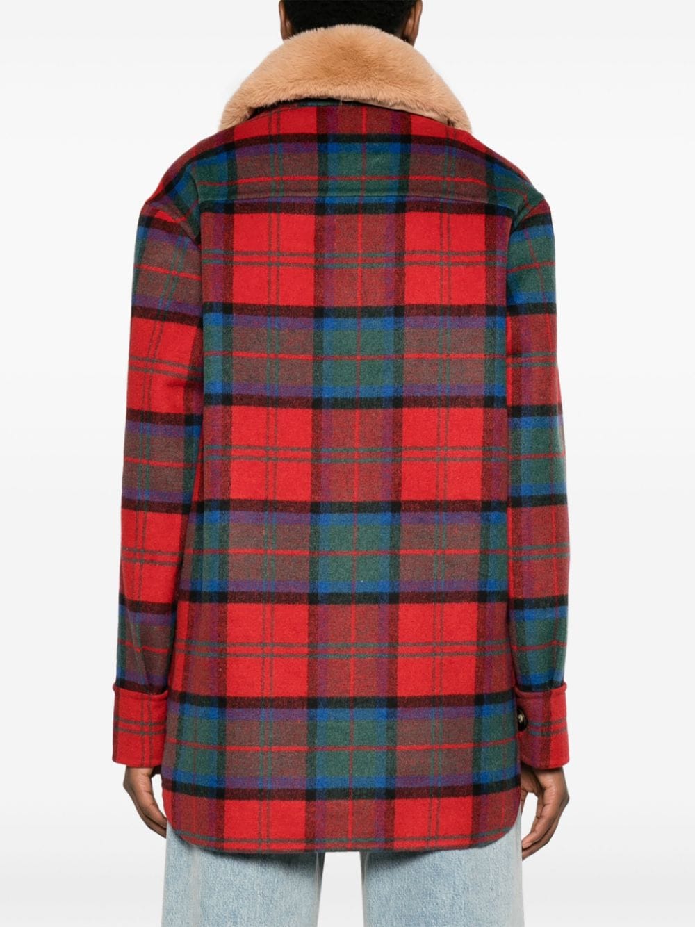  AVA ADORE- Jacket With Check Print