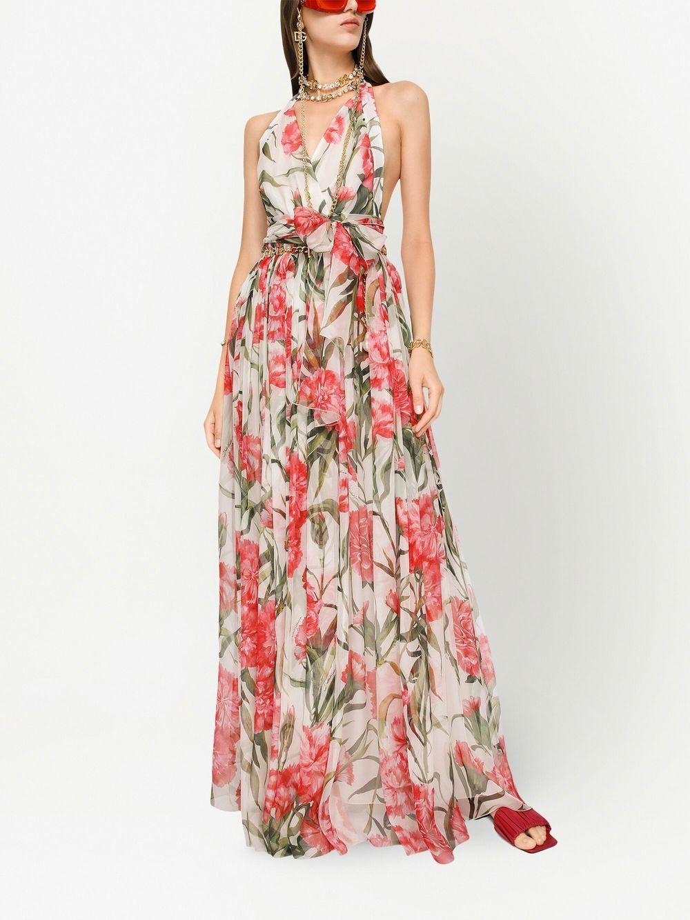 Dolce & Gabbana DOLCE & GABBANA- Printed Long Dress