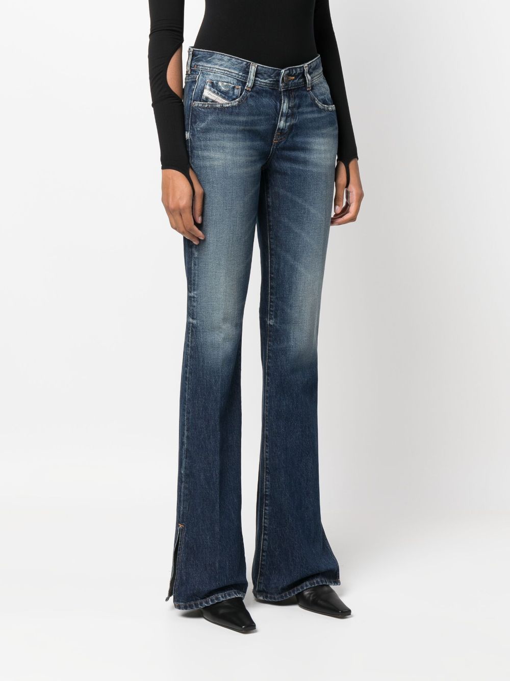 Diesel DIESEL- Flared Denim Jeans