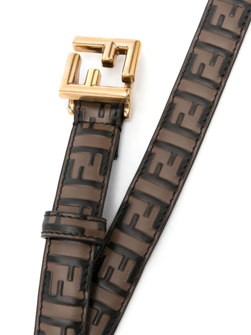 FENDI FENDI- Ff Leather Belt