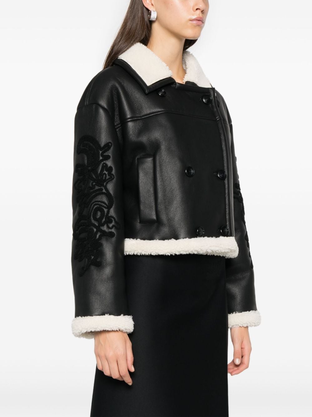 Ermanno ERMANNO- Embroiderd Short Jacket