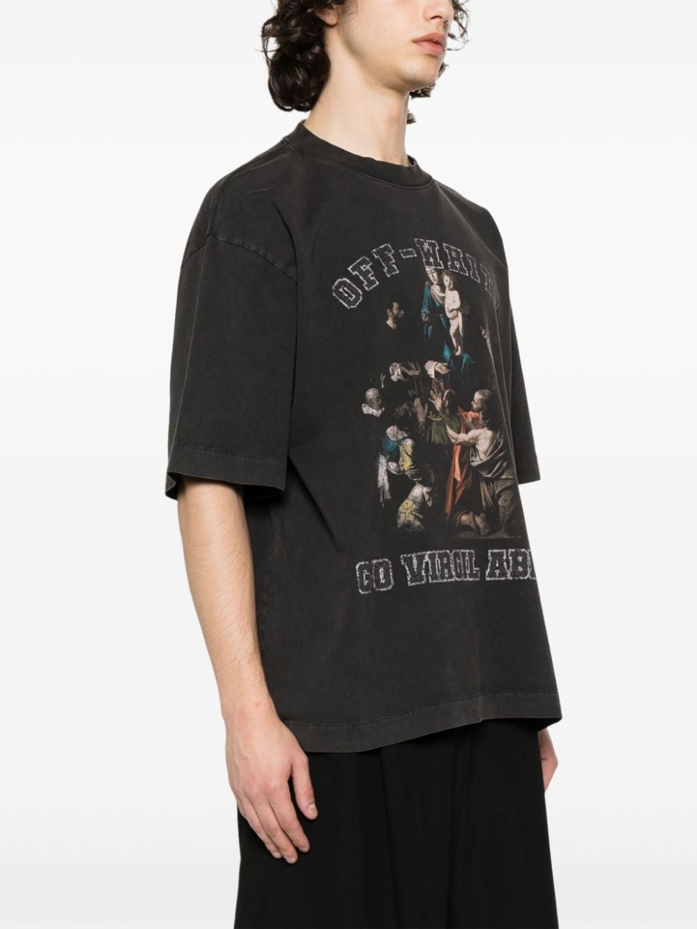 OFF-WHITE OFF-WHITE- T-shirt With Logo