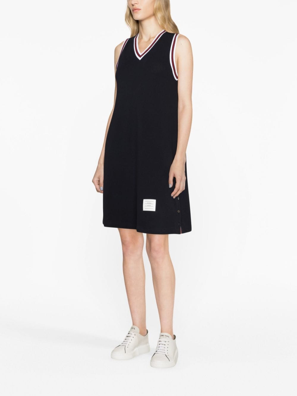 Thom Browne THOM BROWNE- Rwb Cotton Tennis Dress