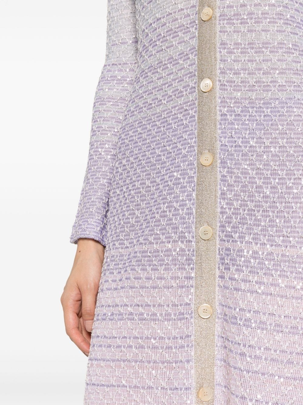 Missoni MISSONI- Sequined Long Cardigan